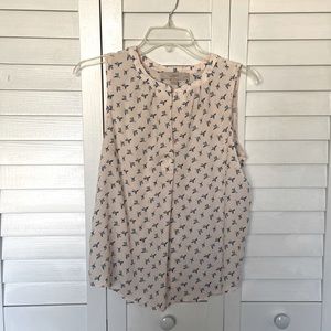 LOFT petite sleeveless top